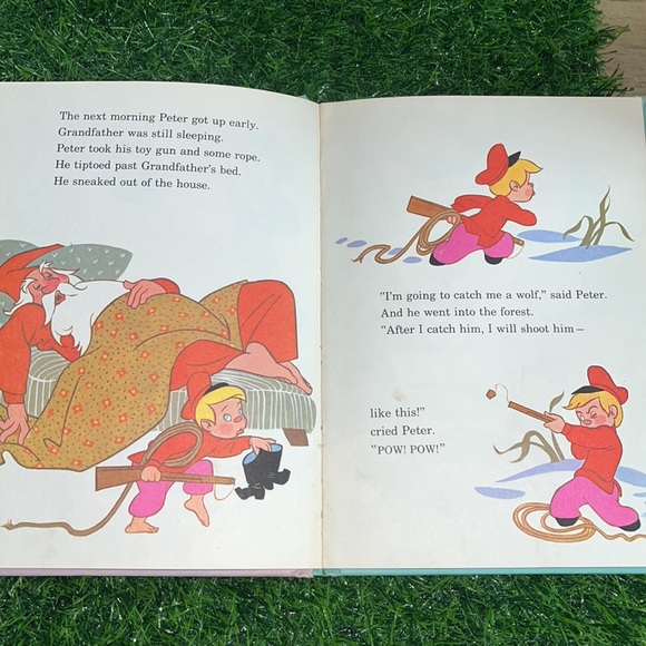 Vintage Disney Book "Peter and the Wolf" Written in 1974 - Picture 5 of 13